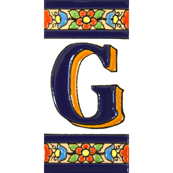 TILE LETTERS AND NUMBERS  A01456.G