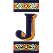 TILE LETTERS AND NUMBERS  A01456.J