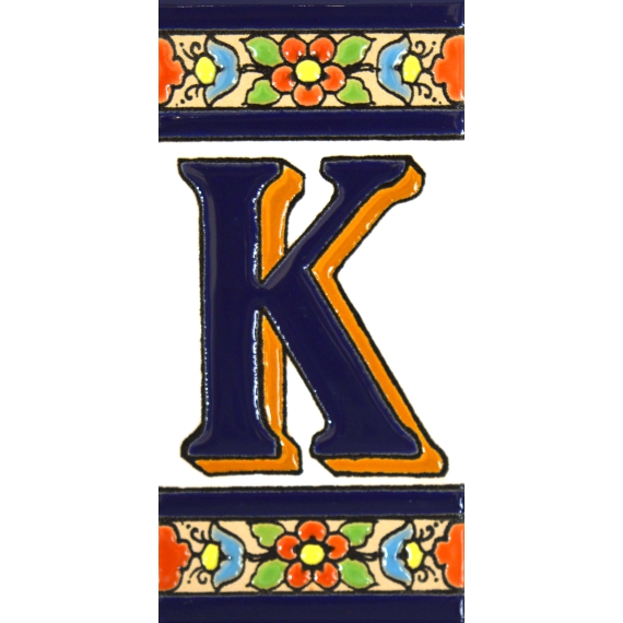 TILE LETTERS AND NUMBERS  A01456.K