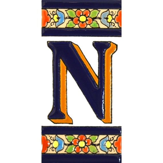 TILE LETTERS AND NUMBERS  A01456.N