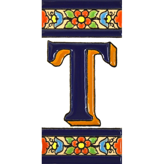 TILE LETTERS AND NUMBERS  A01456.T