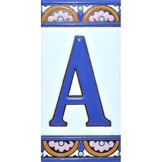 TILE LETTERS AND NUMBERS  A10168.A