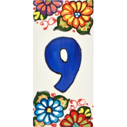 LETTERS AND NUMBERS TILE  A41302.9