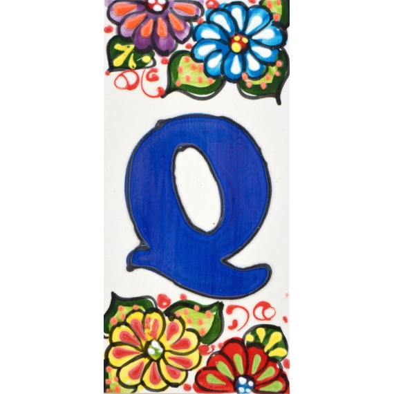 LETTERS AND NUMBERS TILE  A41302.Q