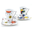 CUP WITH DISHES MUGS SET  54149