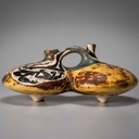 Alfajar Artisan Lenticular Piece – Hand-Decorated Ceramic | 40 × 22 × 17 cm