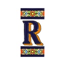 Lletra R en Rajola – Col·lecció Flors Mitjà