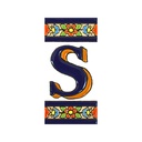 Lettera S in Piastrella – Collezione Fiori (Medio)