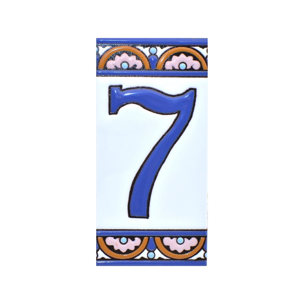 [A10168.7] Number 7 Tile – Arch Collection (Large)