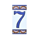 Numero 7 in Piastrella – Collezione Arco Grande