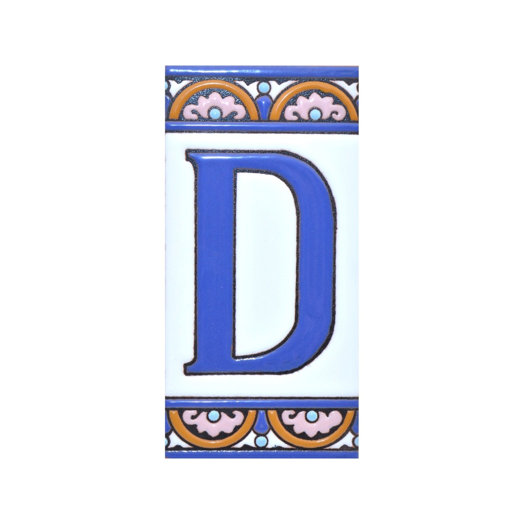 [A10168.D] Lettre D en Carreau – Collection Arc Grand