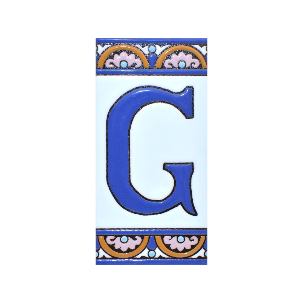 Lettera G in Piastrella – Collezione Arco Grande