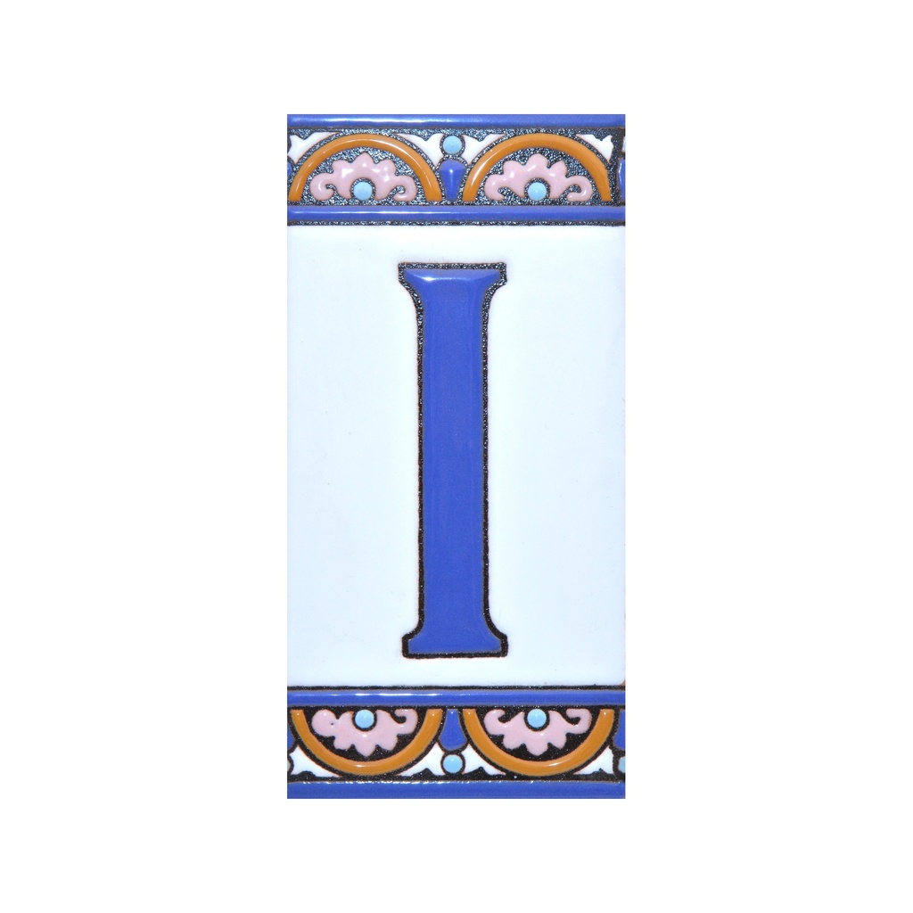 [A10168.I] Lettera I in Piastrella – Collezione Arco Grande