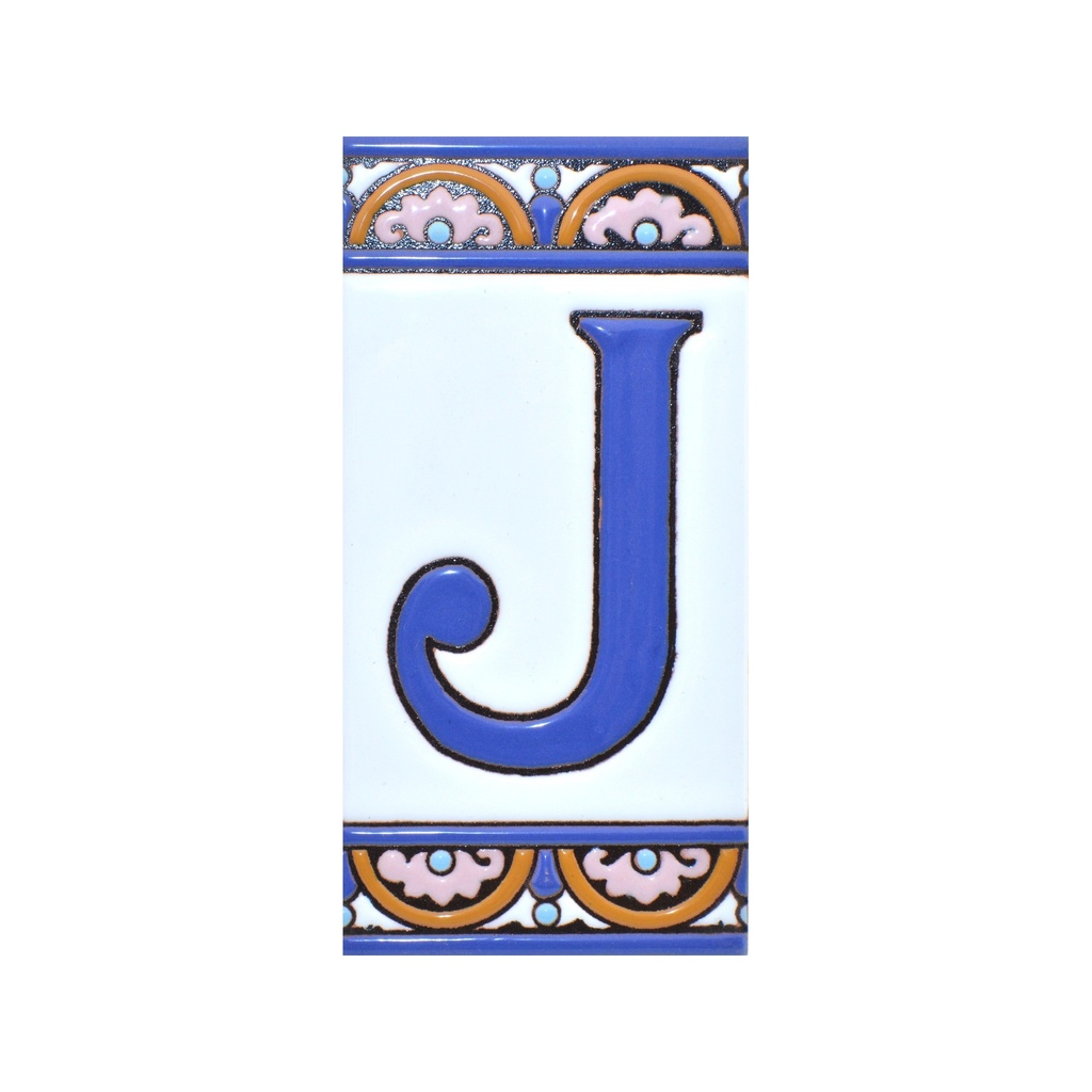 [A10168.J] Lettre J en Carreau – Collection Arc Grand