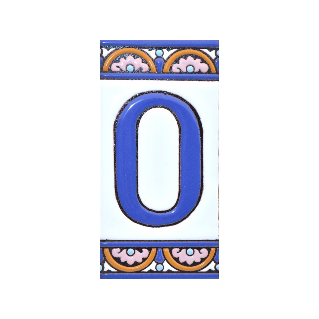 [A10168.O] Letra O en Azulejo – Colección Arco Grande