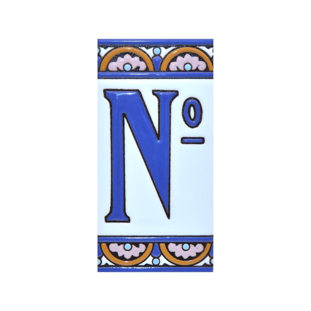 [A10168.º] Symbole Nº en Carreau – Collection Arc Grand
