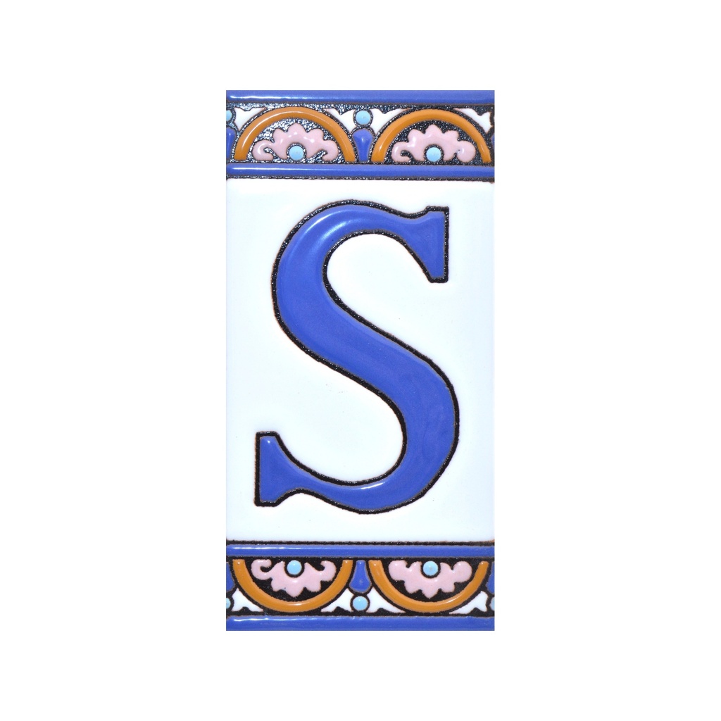 [A10168.S] Lettre S en Carreau – Collection Arc Grand