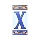 Letter X Tile – Arch Collection (Large)