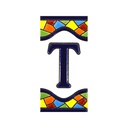 Letter T Tile – Mosaic Collection (Medium)