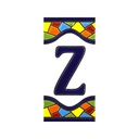 Letra Z en Azulejo – Colección Mosaico Mediano