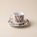 TAZA Y PLATO MERLIN CUBISME IMAGINE