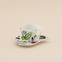 TIFON CUP AND SAUCER CUBISME IMAGINE