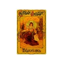 Cartell pòster publicitari de xapa metàl·lica amb disseny retro vintage de Catalunya / Espanya. Tin sign. 50 cm x 33,50 cm (Amatller 1902)