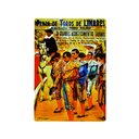 Cartell pòster publicitari de xapa metàl·lica amb disseny retro vintage de Catalunya / Espanya. Tin sign. 50 cm x 33,50 cm (Plaça de Toros de Linares 1948)