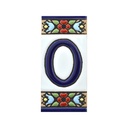 Letras y Números en Azulejo – Colección Flores Mini