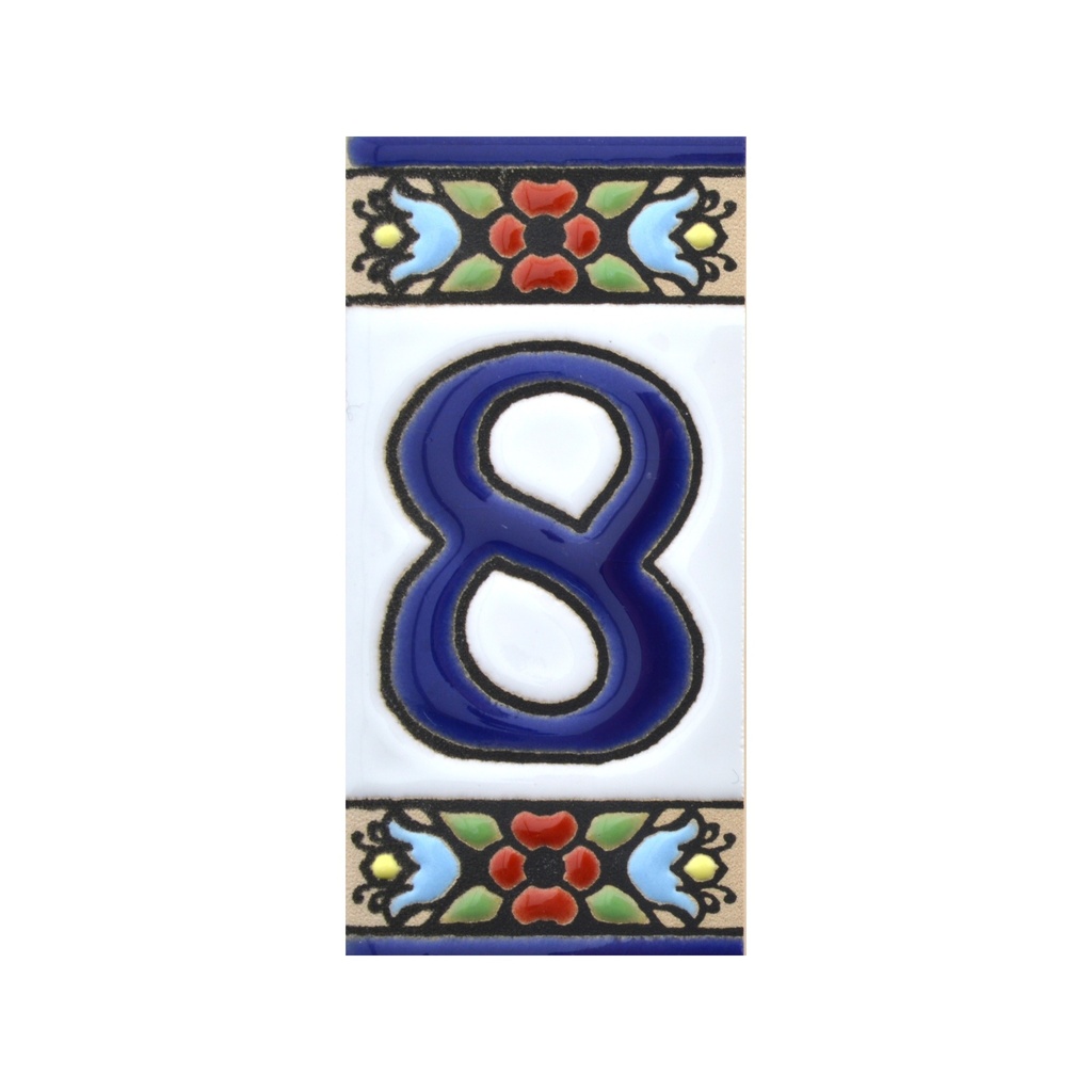 Letters & Numbers Tile – Flowers Collection (Mini)