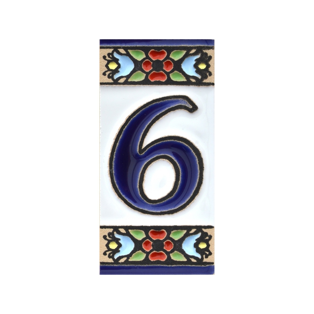 Lettere e Numeri in Piastrella – Collezione Fiori (Mini)